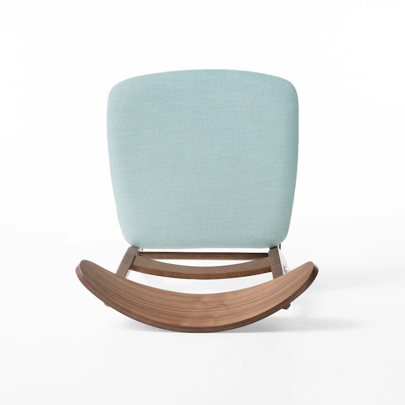 Chaises de salle à manger rembourrées en bois d’hévéa, de style moderne mi-siècle, ensemble de 2