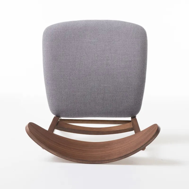 Chaises de salle à manger rembourrées en bois d’hévéa, de style moderne mi-siècle, ensemble de 2