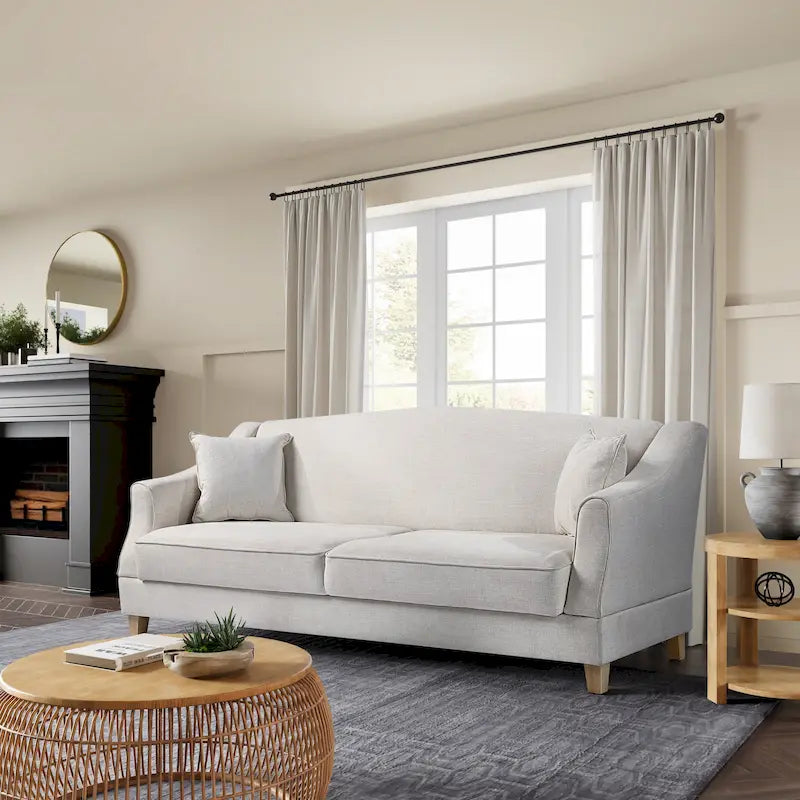 Divano letto convertibile con contenitore sotto la seduta