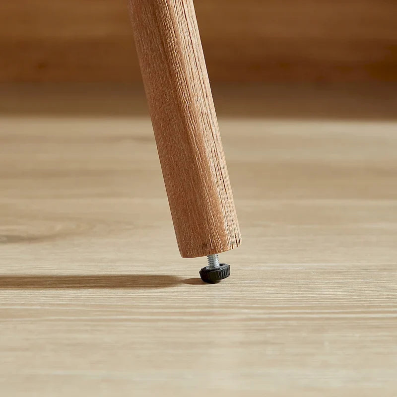 Gepolsterter, drehbarer Barhocker in Tresenhöhe, 2er-Set