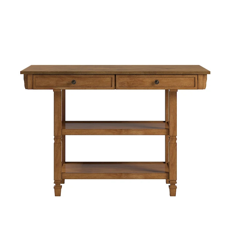 Buffet-îlot de cuisine ancien bicolore