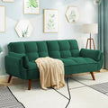 Umwandelbares, klappbares Futon-Schlafsofa mit 2 Kissen/Armlehnen