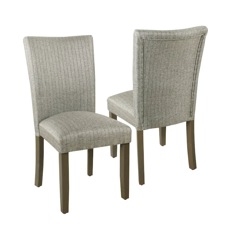 Chaises de salle à manger classiques de style Parsons, ensemble de 2