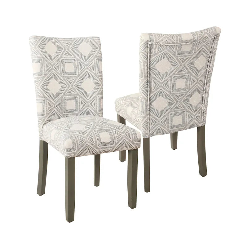 Classic Parsons Dining Chairs, Set of 2