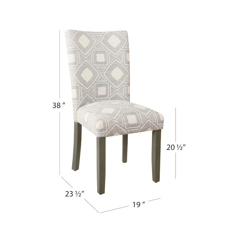 Classic Parsons Dining Chairs, Set of 2