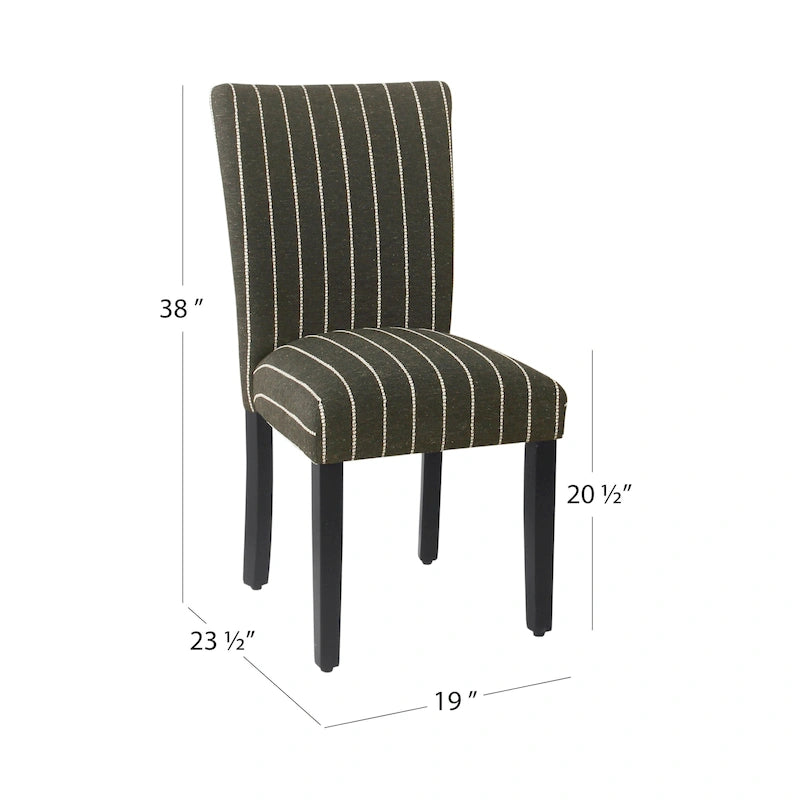 Classic Parsons Dining Chairs, Set of 2