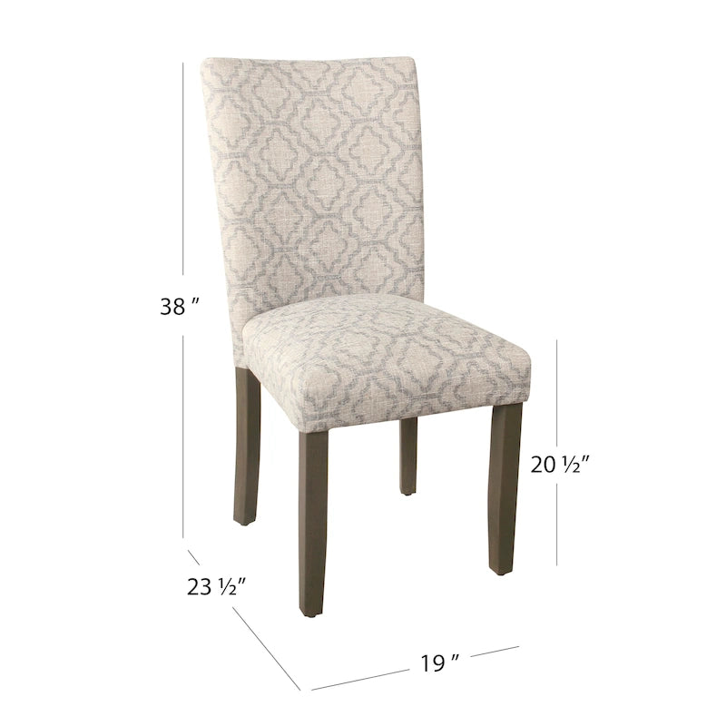Classic Parsons Dining Chairs, Set of 2