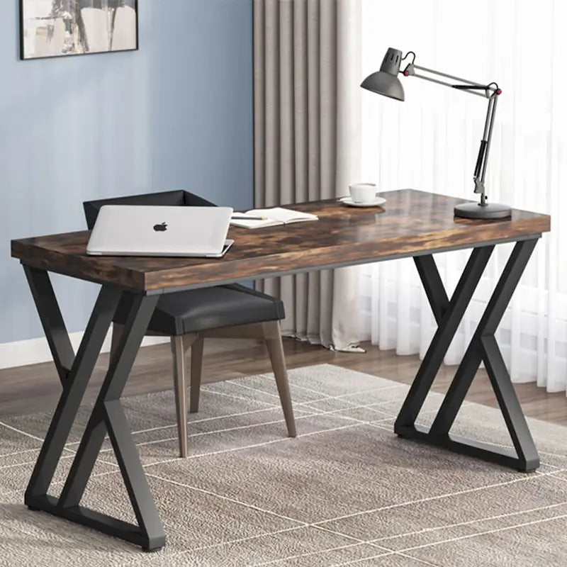 55" Heavy Duty Computer Desk with Z-Shape Metal Legs
