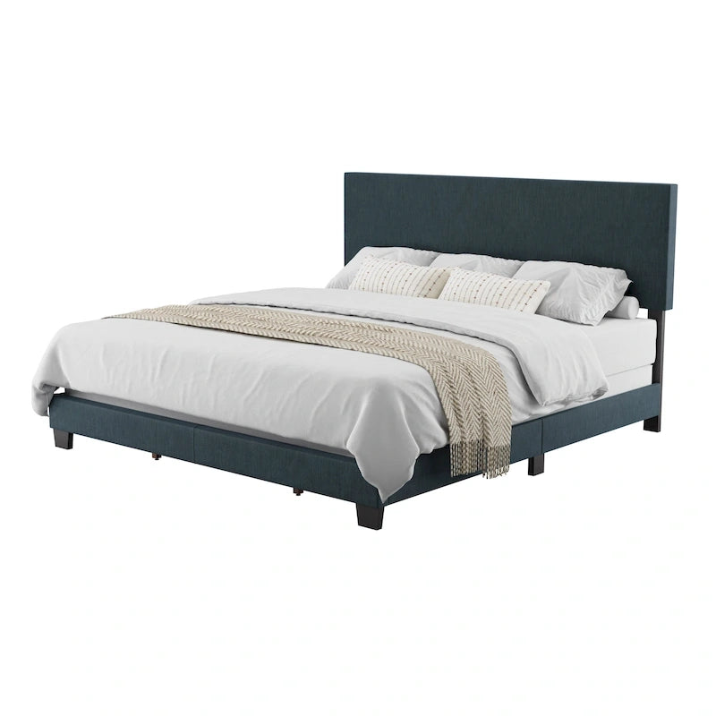 Modernes Kingsize-Bett, Lattenrost erforderlich