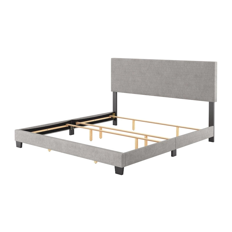 Modernes Kingsize-Bett, Lattenrost erforderlich
