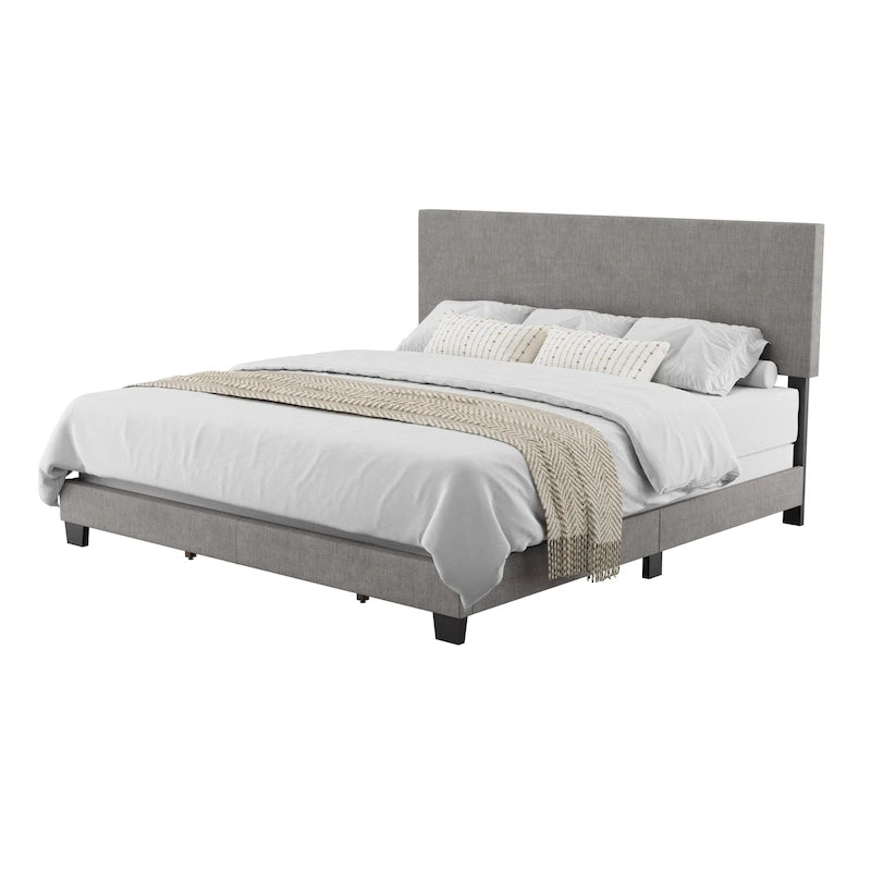 Modernes Kingsize-Bett, Lattenrost erforderlich