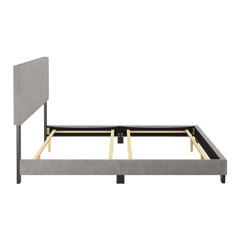 Modernes Kingsize-Bett, Lattenrost erforderlich