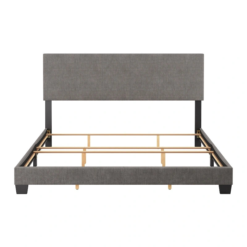 Modernes Kingsize-Bett, Lattenrost erforderlich