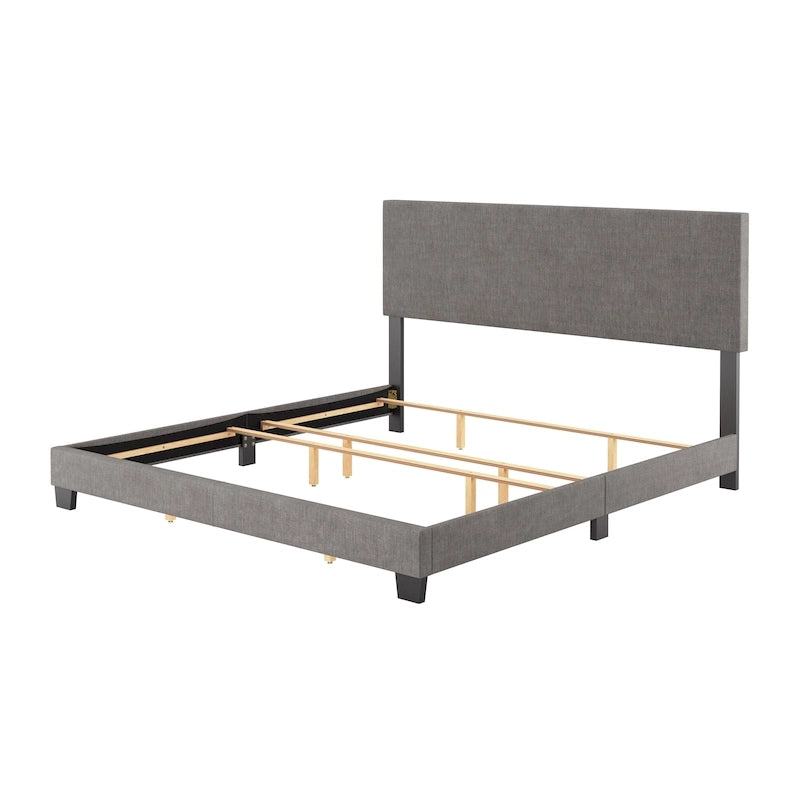 Modernes Kingsize-Bett, Lattenrost erforderlich
