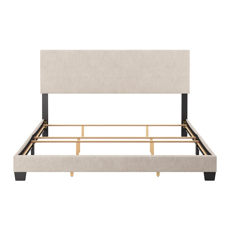 Modernes Kingsize-Bett, Lattenrost erforderlich