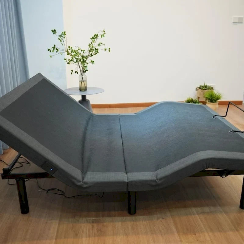 Verstelbaar bedframe voor opbergbeddensystemen, Zero G, USB-laadstation, draadloze afstandsbediening en verstelbare hoofd- en voeteneinden