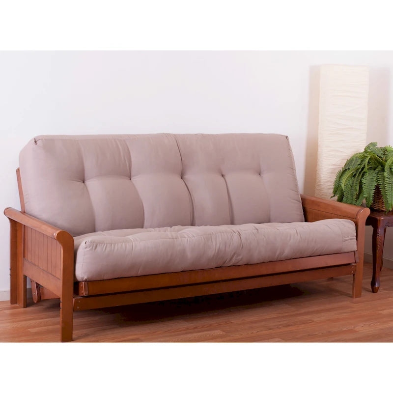 10-inch Thick Twill Futon Mattress (Twin, Full, or Queen)
