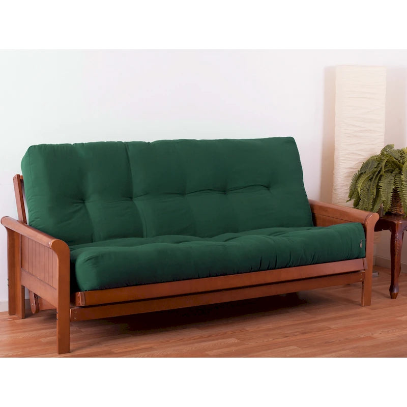 10-inch Thick Twill Futon Mattress (Twin, Full, or Queen)
