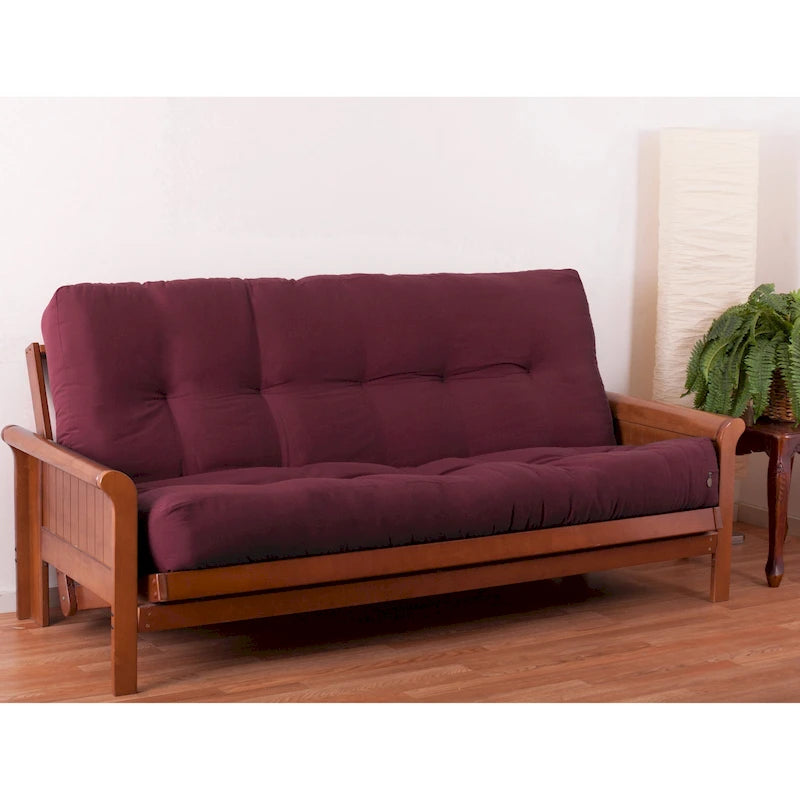 10-inch Thick Twill Futon Mattress (Twin, Full, or Queen)