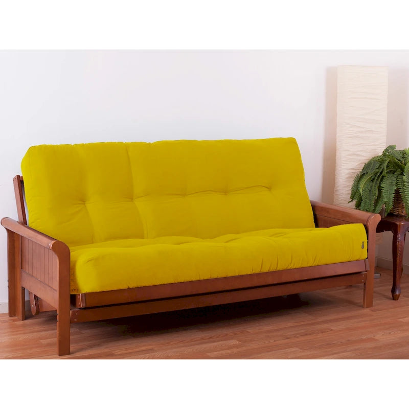 10-inch Thick Twill Futon Mattress (Twin, Full, or Queen)
