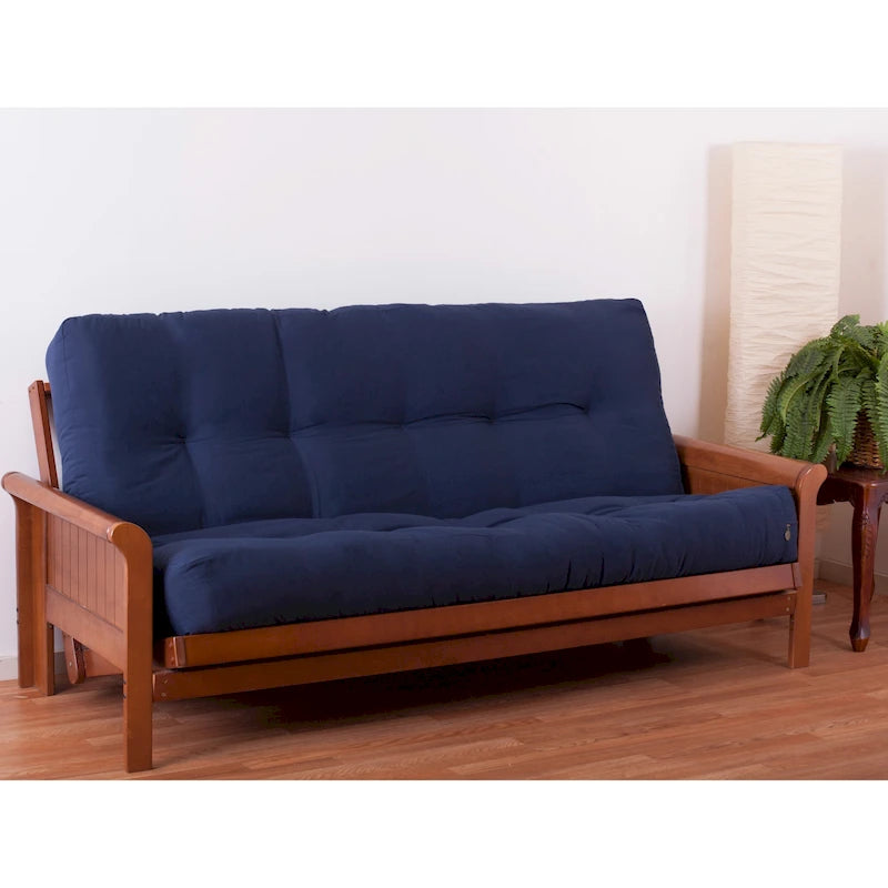 10-inch Thick Twill Futon Mattress (Twin, Full, or Queen)