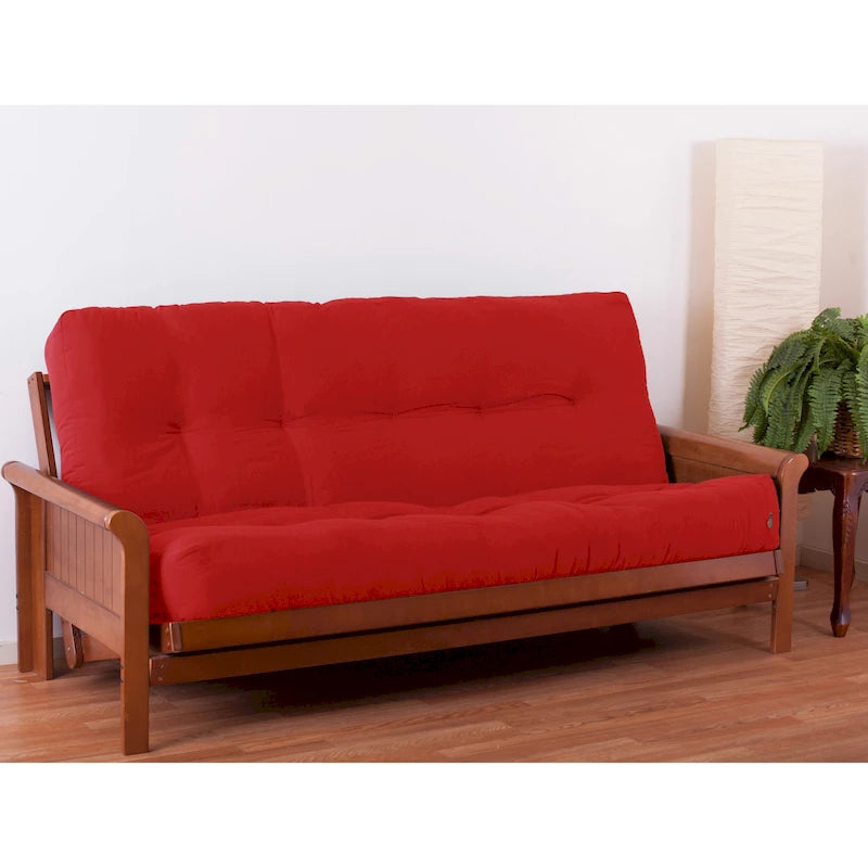 10-inch Thick Twill Futon Mattress (Twin, Full, or Queen)