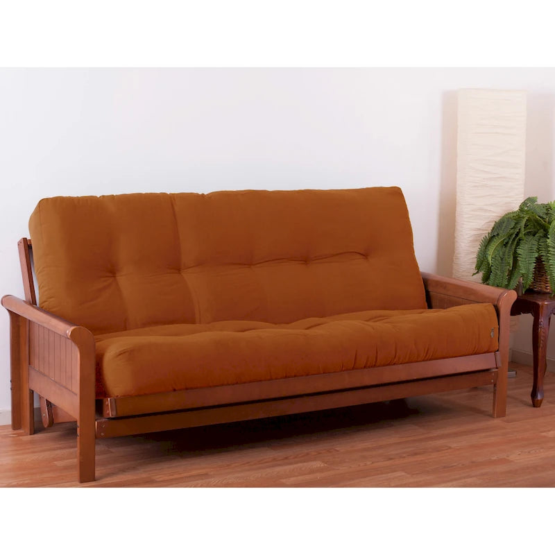 10-inch Thick Twill Futon Mattress (Twin, Full, or Queen)