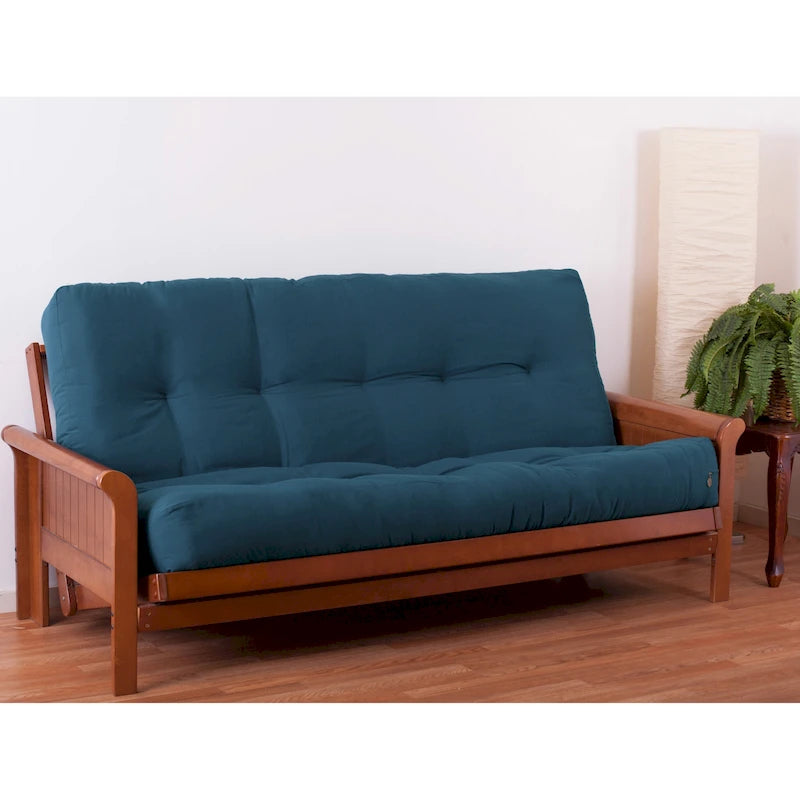 10-inch Thick Twill Futon Mattress (Twin, Full, or Queen)