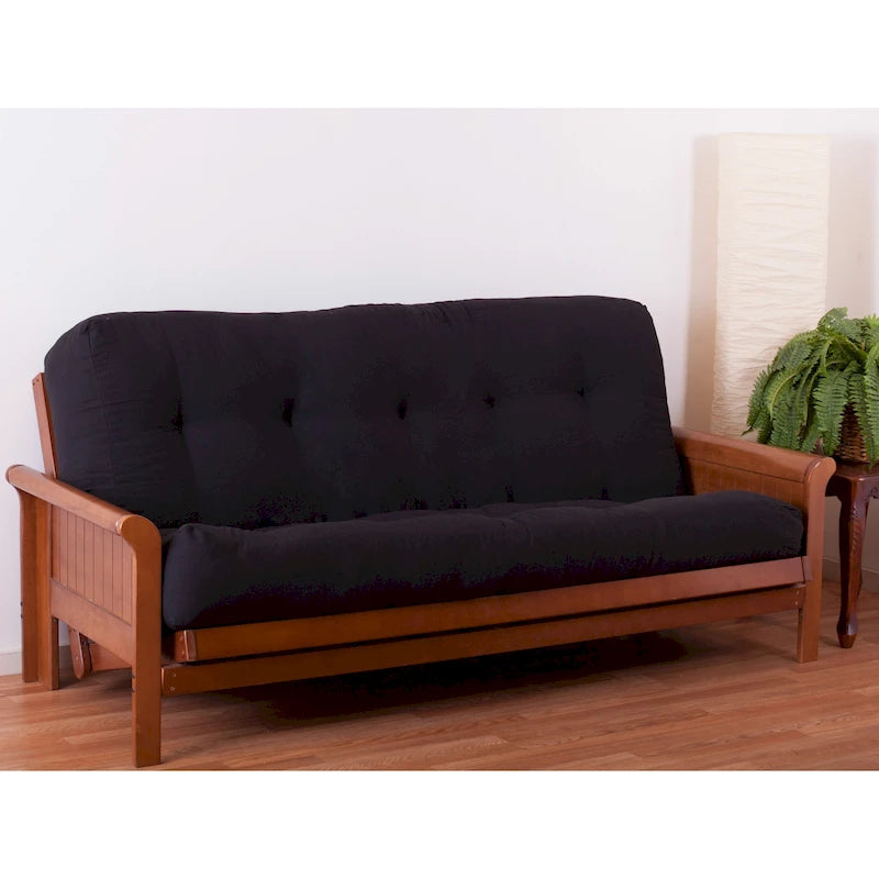 10-inch Thick Twill Futon Mattress (Twin, Full, or Queen)