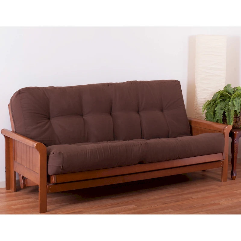 10-inch Thick Twill Futon Mattress (Twin, Full, or Queen)