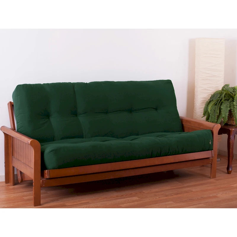 10-inch Thick Twill Futon Mattress (Twin, Full, or Queen)