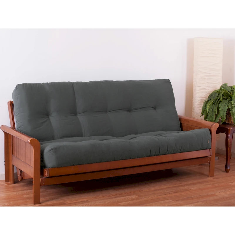 10-inch Thick Twill Futon Mattress (Twin, Full, or Queen)