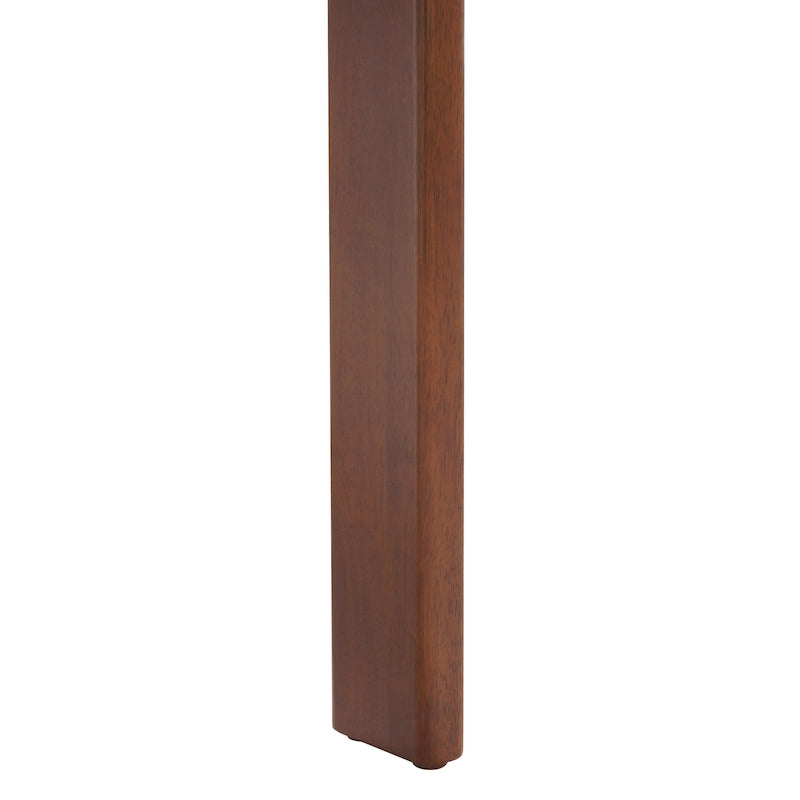 Retro Mid-Century Wood Dining Chair with Tripod Base