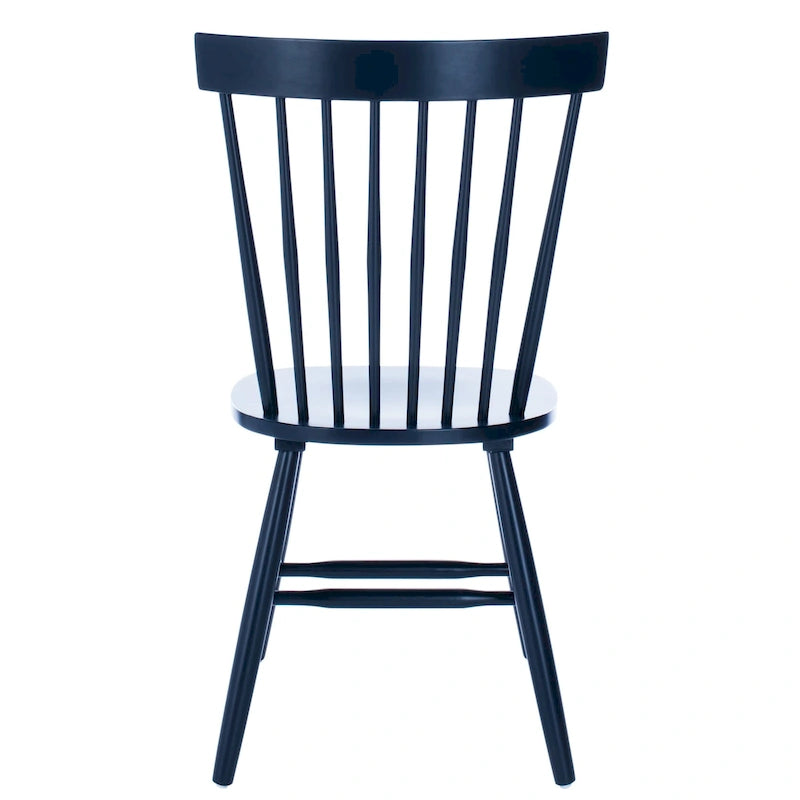 Ensemble de 2 chaises de salle à manger de ferme à dossier à barreaux
