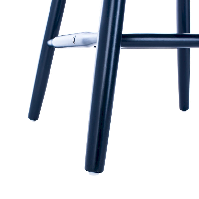 Ensemble de 2 chaises de salle à manger de ferme à dossier à barreaux