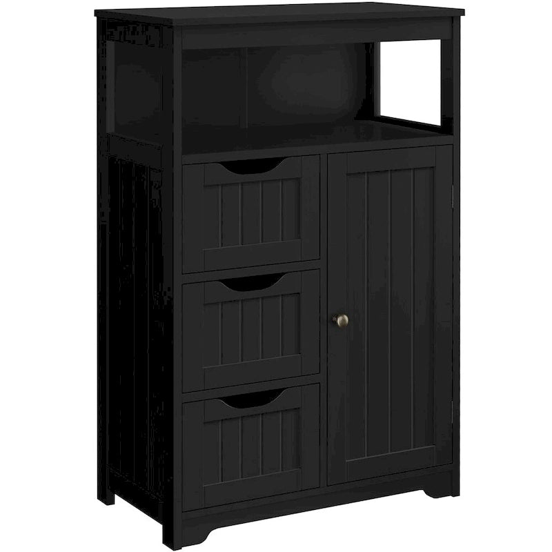 Armoire de rangement au sol à plusieurs niveaux pour salle de bains et chambre